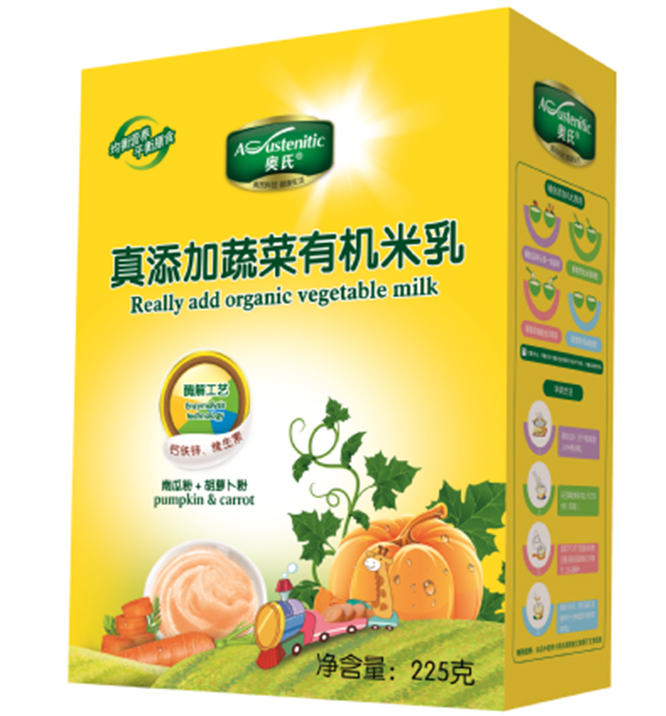 盒真添加南瓜有機米乳